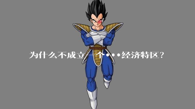 为什么不成立一个***经济特区？