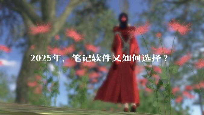 2025年，笔记软件又如何选择?