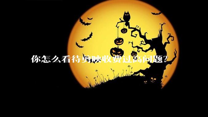 你怎么看待剪映收费过高问题？