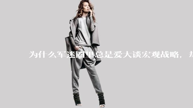 为什么军迷圈里总是爱大谈宏观战略，却很少谈战役战术？