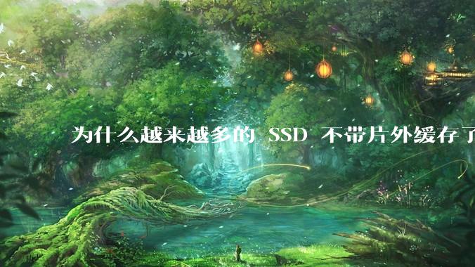 为什么越来越多的 SSD 不带片外缓存了？